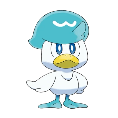 물 타입 포켓몬 꾸왁스의 이미지