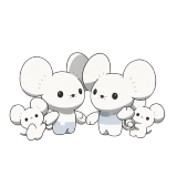 pokemon_id_925 파밀리쥐 파밀리쥐_네 식구