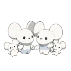 파밀리쥐_네 식구