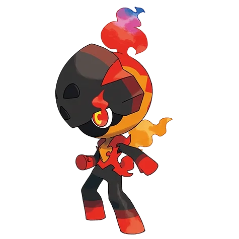 불꽃 타입 포켓몬 카르본의 이미지