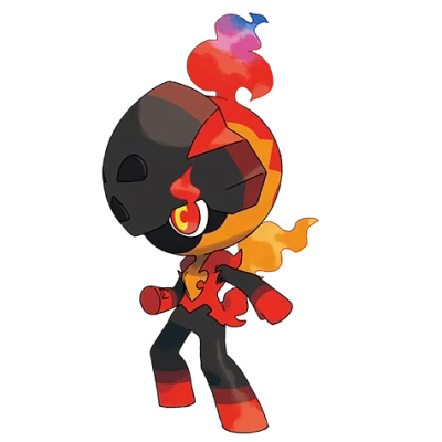 불꽃 타입 포켓몬 카르본의 이미지