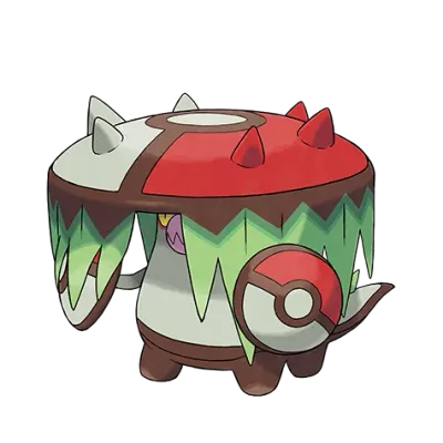 풀/악 타입 포켓몬 사나운버섯의 이미지