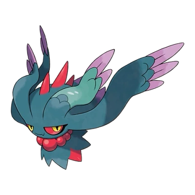 고스트/페어리 타입 포켓몬 날개치는머리의 이미지