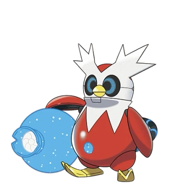 얼음/물 타입 포켓몬 무쇠보따리의 이미지