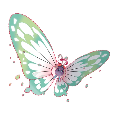 벌레/비행 타입 포켓몬 거다이맥스 버터플 거다이맥스의 이미지