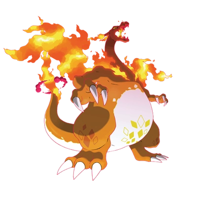 불꽃/비행 타입 포켓몬 거다이맥스 리자몽 거다이맥스의 이미지
