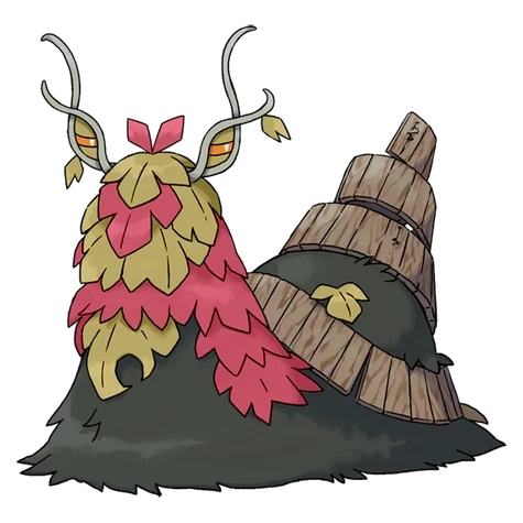 악/풀 타입 포켓몬 총지엔 이로치의 이미지