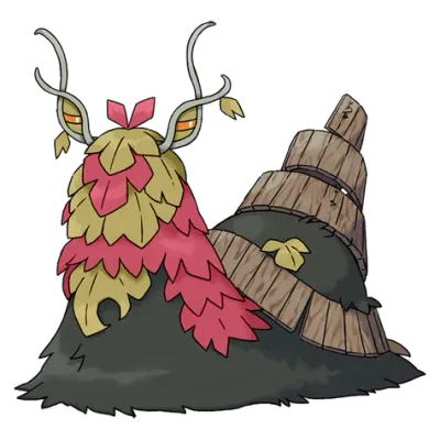 악/풀 타입 포켓몬 총지엔 이로치의 이미지