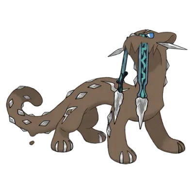 악/얼음 타입 포켓몬 파오젠 이로치의 이미지