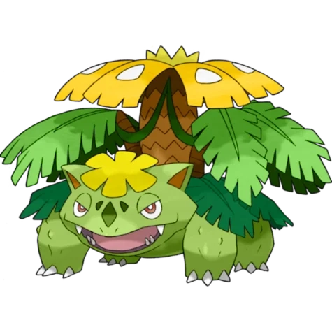 풀/독 타입 포켓몬 메가이상해꽃 이로치의 이미지
