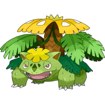 풀/독 타입 포켓몬 메가이상해꽃 이로치의 이미지