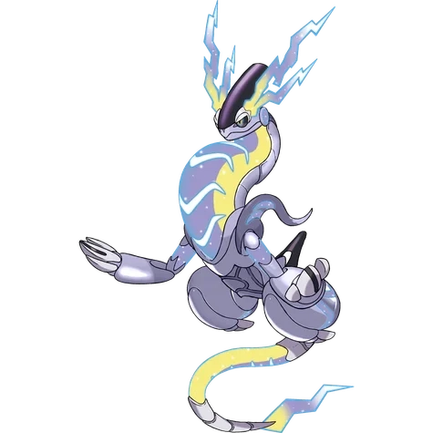 전기/드래곤 타입 포켓몬 미라이돈 이로치의 이미지