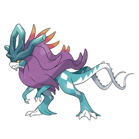 물/드래곤 타입 포켓몬 굽이치는물결 이로치의 이미지