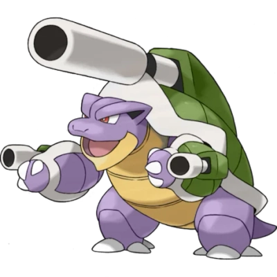 물 타입 포켓몬 메가거북왕 이로치의 이미지