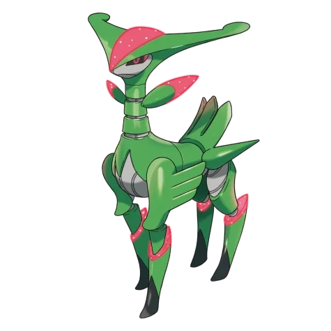 풀/에스퍼 타입 포켓몬 무쇠잎새 이로치의 이미지