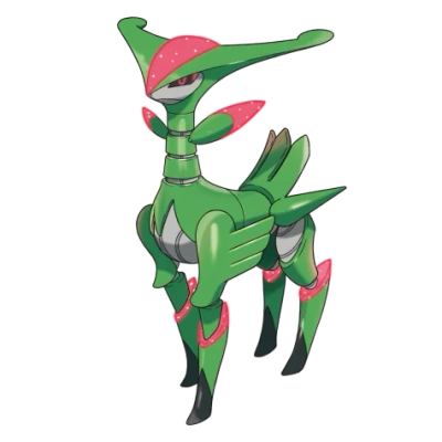 풀/에스퍼 타입 포켓몬 무쇠잎새 이로치의 이미지