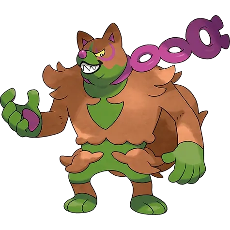 독/격투 타입 포켓몬 조타구 이로치의 이미지