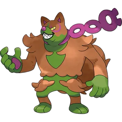 독/격투 타입 포켓몬 조타구 이로치의 이미지