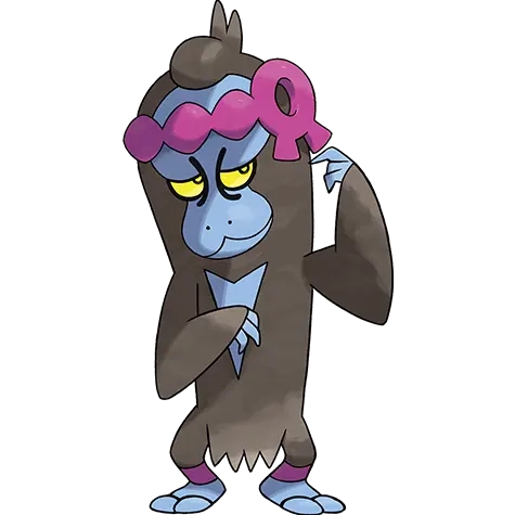 독/에스퍼 타입 포켓몬 이야후 이로치의 이미지