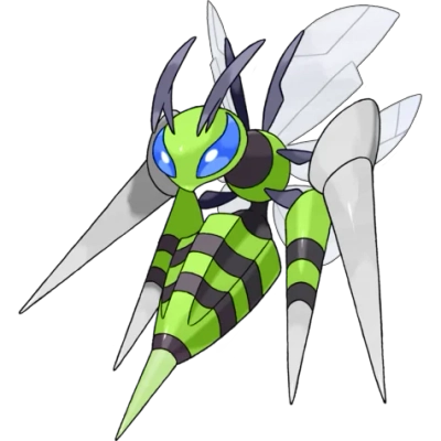 벌레/독 타입 포켓몬 메가독침붕 이로치의 이미지
