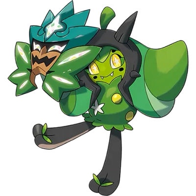 풀 타입 포켓몬 오거폰 이로치의 이미지