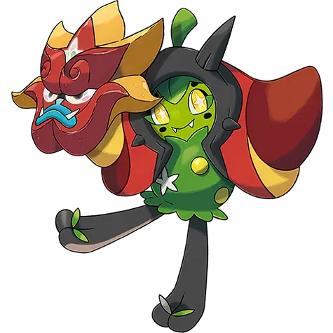 풀 타입 포켓몬 오거폰 이로치의 이미지