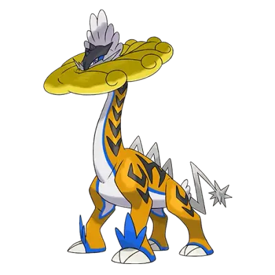 전기/드래곤 타입 포켓몬 날뛰는우레 이로치의 이미지