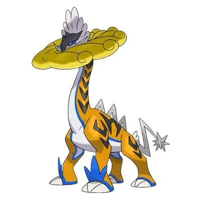 전기/드래곤 타입 포켓몬 날뛰는우레 이로치의 이미지