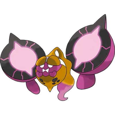 독/고스트 타입 포켓몬 복숭악동 이로치의 이미지