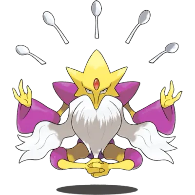 에스퍼 타입 포켓몬 메가후딘 이로치의 이미지