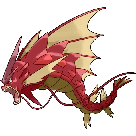 물/악 타입 포켓몬 메가갸라도스 이로치의 이미지