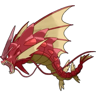 물/악 타입 포켓몬 메가갸라도스 이로치의 이미지