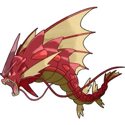 물/악 타입 포켓몬 메가갸라도스 이로치의 이미지