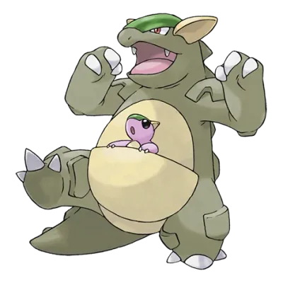 노말 타입 포켓몬 캥카 이로치의 이미지