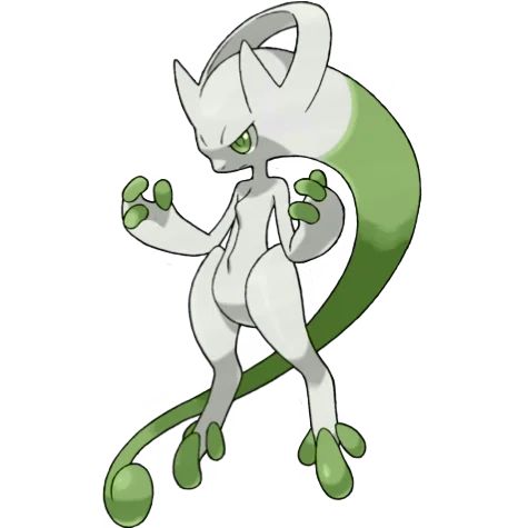 에스퍼/격투 타입 포켓몬 메가뮤츠X 이로치의 이미지