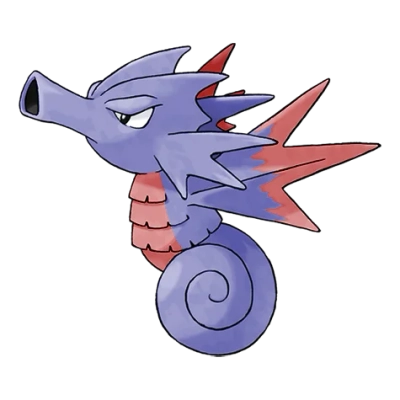 물 타입 포켓몬 시드라 이로치의 이미지