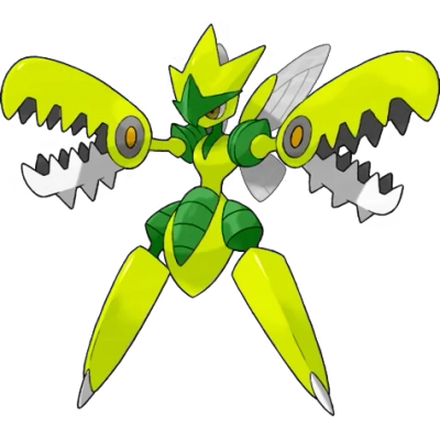 벌레/강철 타입 포켓몬 메가핫삼 이로치의 이미지
