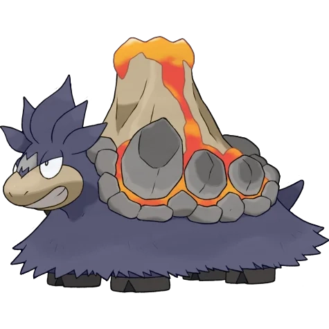 불꽃/땅 타입 포켓몬 메가폭타 이로치의 이미지