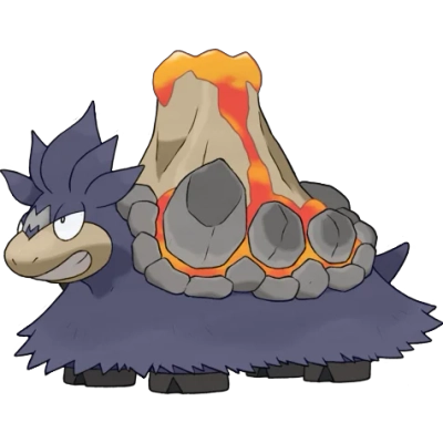 불꽃/땅 타입 포켓몬 메가폭타 이로치의 이미지