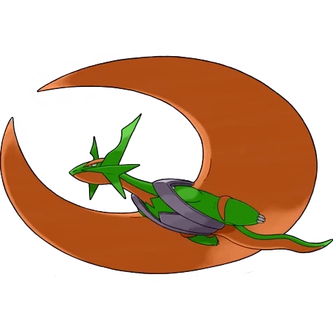 드래곤/비행 타입 포켓몬 메가보만다 이로치의 이미지