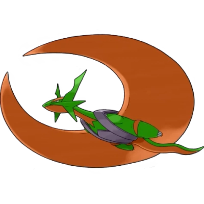 드래곤/비행 타입 포켓몬 메가보만다 이로치의 이미지