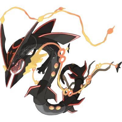 드래곤/비행 타입 포켓몬 메가레쿠쟈 이로치의 이미지