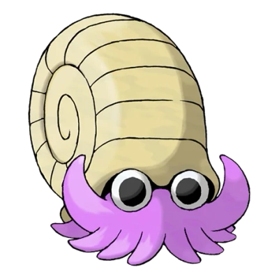 바위/물 타입 포켓몬 암나이트 이로치의 이미지