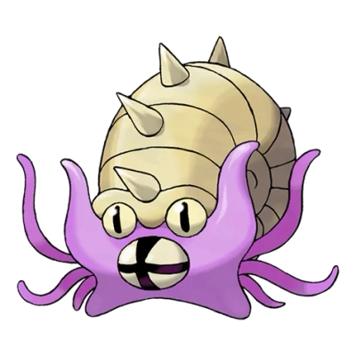 바위/물 타입 포켓몬 암스타 이로치의 이미지