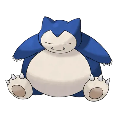 노말 타입 포켓몬 잠만보 이로치의 이미지