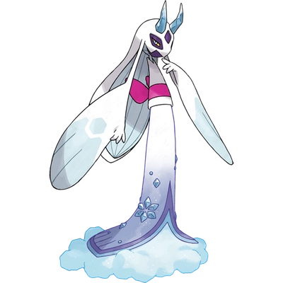얼음/고스트 타입 포켓몬 메가눈여아 이로치의 이미지