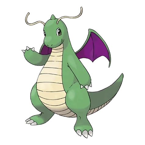 드래곤/비행 타입 포켓몬 망나뇽 이로치의 이미지