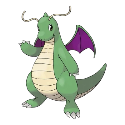 드래곤/비행 타입 포켓몬 망나뇽 이로치의 이미지