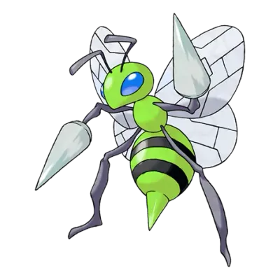 벌레/독 타입 포켓몬 독침붕 이로치의 이미지