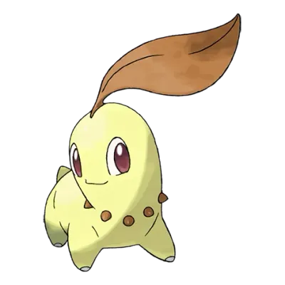 풀 타입 포켓몬 치코리타 이로치의 이미지